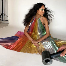 Load image into Gallery viewer, RENTAL - OPTIK HALTER DRESS