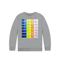 Load image into Gallery viewer, Athletic Grey KIDS MULTI CHROMOLOGY SWEATSHIRT
