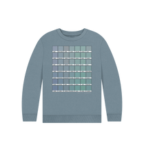 Load image into Gallery viewer, Stone Blue KIDS STONE BLUE CHROMOLOGY SWEATCHIRT
