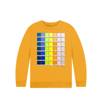 Load image into Gallery viewer, Mustard KIDS MULTI CHROMOLOGY SWEATSHIRT