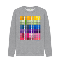 Cargar imagen en el visor de la galería, Light Heather Printed Sweater Front