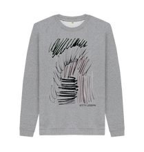 Load image into Gallery viewer, Light Heather Printed Sweater Front