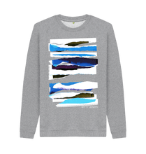 Cargar imagen en el visor de la galería, Light Heather Printed Sweater Front
