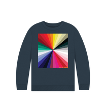 Load image into Gallery viewer, Navy Blue KIDS CHROMA SWEATSHIRT