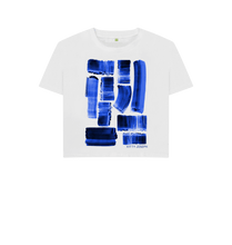 Cargar imagen en el visor de la galería, White Printed T-shirt Front