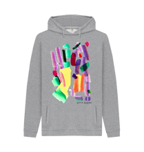 Cargar imagen en el visor de la galería, Light Heather Printed Hoody Front