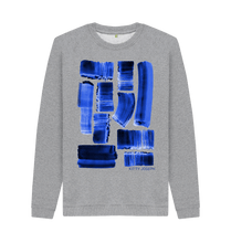 Load image into Gallery viewer, Light Heather Printed Sweater Front