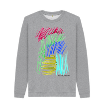 Cargar imagen en el visor de la galería, Light Heather Printed Sweater Front