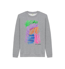 Load image into Gallery viewer, Athletic Grey KIDS UNISEX FRUIT PASTELS SWEATSHIRT