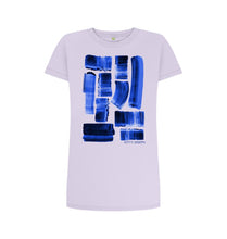 Charger l'image dans la galerie, Violet UNISEX INK STRIPES TEESHIRT DRESS