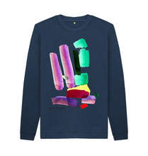 Cargar imagen en el visor de la galería, Navy Blue UNISEX INK 1 SWEATSHIRT