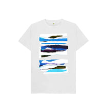 Charger l'image dans la galerie, White KIDS UNISEX MIDDAY CLOUD COLLAGE TEESHIRT