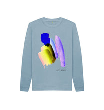 Load image into Gallery viewer, Stone Blue KIDS UNISEX INK 2 SWEATSHIRT