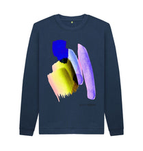 Load image into Gallery viewer, Navy Blue UNISEX INK 2 SWEARSHIRT