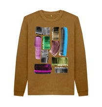 Cargar imagen en el visor de la galería, Brown UNISEX MINERAL SWEATSHIRT