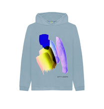 Load image into Gallery viewer, Stone Blue KIDS UNISEX INK 2 HOODY
