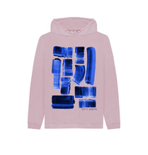 Load image into Gallery viewer, Mauve KIDS UNISEX INK STRIPES HOODY
