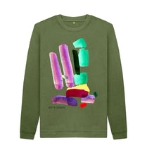 Cargar imagen en el visor de la galería, Khaki UNISEX INK 1 SWEATSHIRT