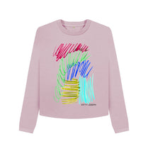 Charger l'image dans la galerie, Mauve UNISEX JEWEL PASTELS BOXY SWEATER