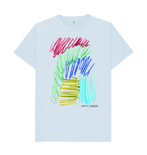 Load image into Gallery viewer, Sky Blue UNISEX JEWEL PASTELS TEESHIRT