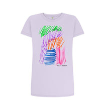 Charger l'image dans la galerie, Violet UNISEX FRUIT PASTELS TEESHIRT DRESS