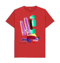 Load image into Gallery viewer, Red UNISEX INK 1 TEESHIRT