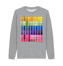 Load image into Gallery viewer, Light Heather UNISEX CHROMOLOGY SWEATSHIRT