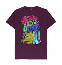 Load image into Gallery viewer, Purple UNISEX JEWEL PASTELS TEESHIRT