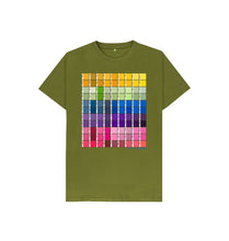 Load image into Gallery viewer, Moss Green KIDS UNISEX CHROMOLOGY TEESHIRT