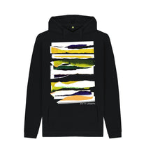 Cargar imagen en el visor de la galería, Black UNISEX DAW CLOUD COLLAGE HOODY