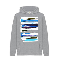 Cargar imagen en el visor de la galería, Light Heather UNISEX MIDDAY CLOUD COLLAGE HOODY