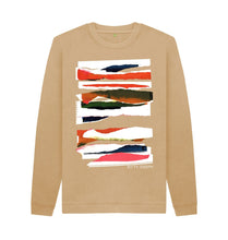 Cargar imagen en el visor de la galería, Sand UNISEX SUNSET CLOUD COLLAGE SWEATSHIRT