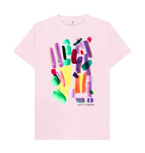 Load image into Gallery viewer, Pink UNISEX MULTI INK TEESHIRT