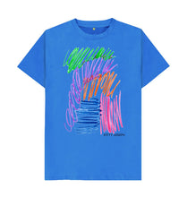 Load image into Gallery viewer, Bright Blue UNISEX FRUIT PASTLES TEESHIRT
