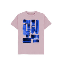 Load image into Gallery viewer, Mauve KIDS UNISEX INK STRIPES TEESHIRT
