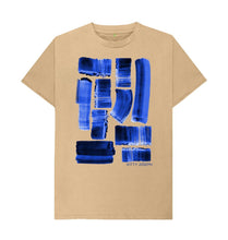 Load image into Gallery viewer, Sand UNISEX INK STRIPES TEESHIRT