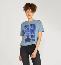 Charger l'image dans la galerie, T-SHIRT LARGE RAYURES ENCRE MIXTE