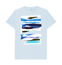 Load image into Gallery viewer, Sky Blue UNISEX MIDDAY CLOUD COLLAGE TEESHIRT