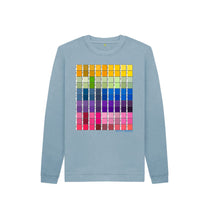 Load image into Gallery viewer, Stone Blue KIDS UNISEX CHROMOLOGY SWEATSHIRT