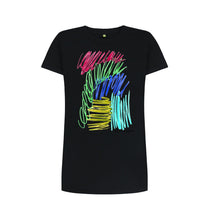 Charger l'image dans la galerie, Black UNISEX JEWEL PASTELS TEESHIRT DRESS