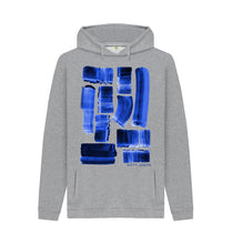 Load image into Gallery viewer, Light Heather UNISEX INK STRIPES HOODY
