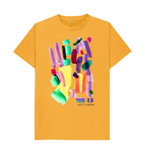 Load image into Gallery viewer, Mustard UNISEX MULTI INK TEESHIRT