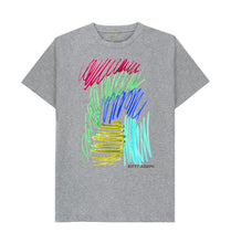 Load image into Gallery viewer, Athletic Grey UNISEX JEWEL PASTELS TEESHIRT