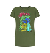 Charger l'image dans la galerie, Khaki UNISEX JEWEL PASTELS TEESHIRT DRESS