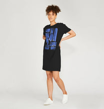 Charger l'image dans la galerie, ROBE T-SHIRT UNISEXE À RAYURES ENCRE