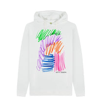 Cargar imagen en el visor de la galería, White UNISEX FRUIT PASTELS HOODY