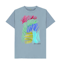 Load image into Gallery viewer, Stone Blue UNISEX JEWEL PASTELS TEESHIRT