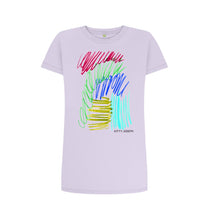 Charger l'image dans la galerie, Violet UNISEX JEWEL PASTELS TEESHIRT DRESS