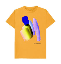 Load image into Gallery viewer, Mustard UNISEX BLUE WATERCOLOUR TEESHIRT