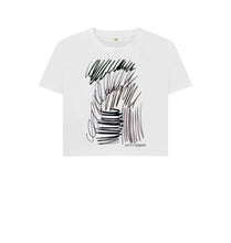 Charger l'image dans la galerie, White UNISEX NEUTRAL PASTEL BOXY TEESHIRT